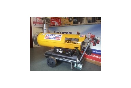 Heater - Indirect Oil Fired Blower 47kw (160,400btu) at Plantool Hire Centres