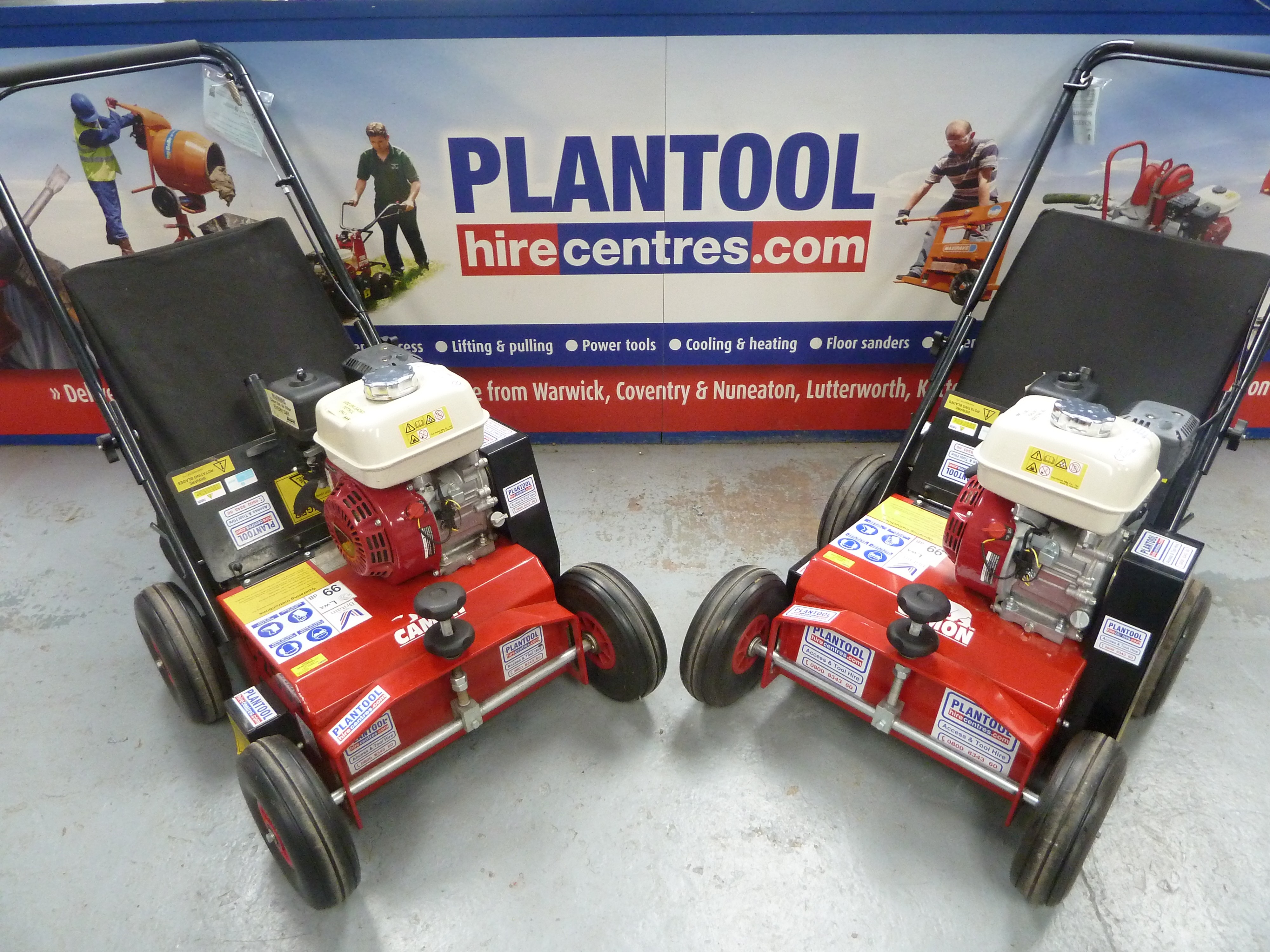 Petrol lawn scarifier deals hire