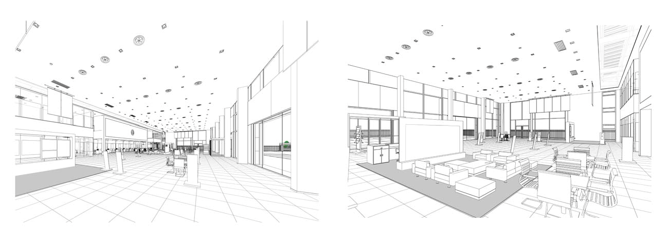 BIM example - showroom