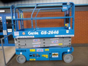 Genie GS 2646 Scissor Lift - 9.9M Working Height AC+
